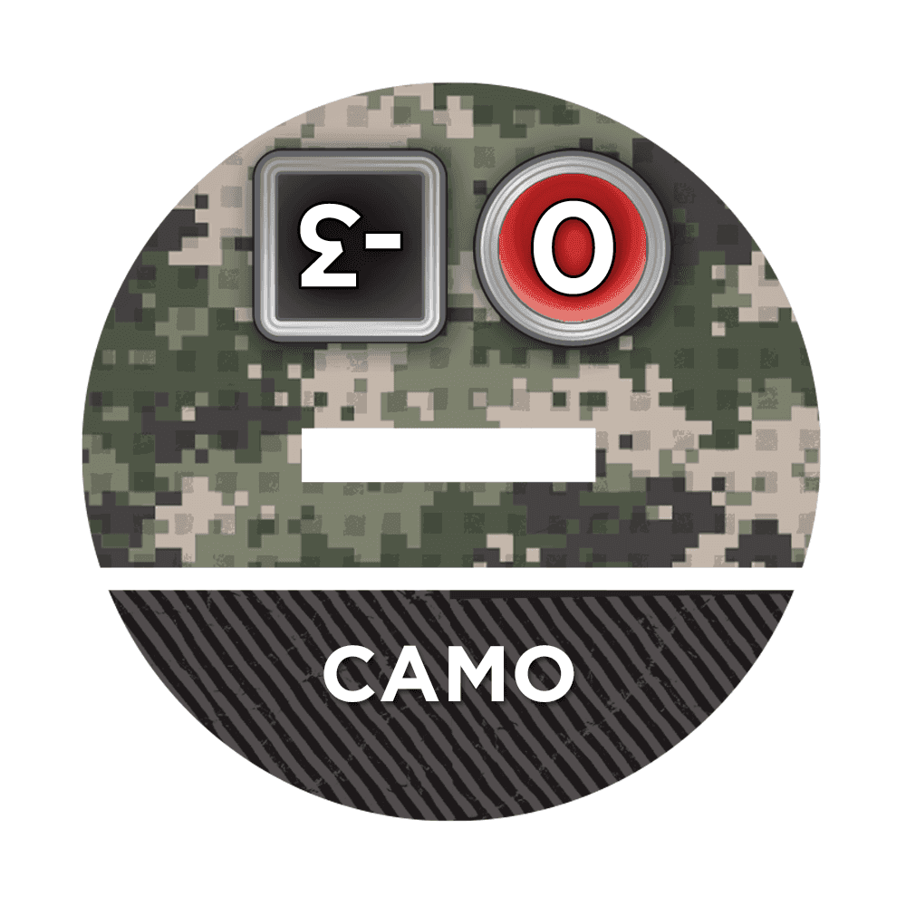 N4 Bases for 3D Markers - 40mm / Camo -3 / O