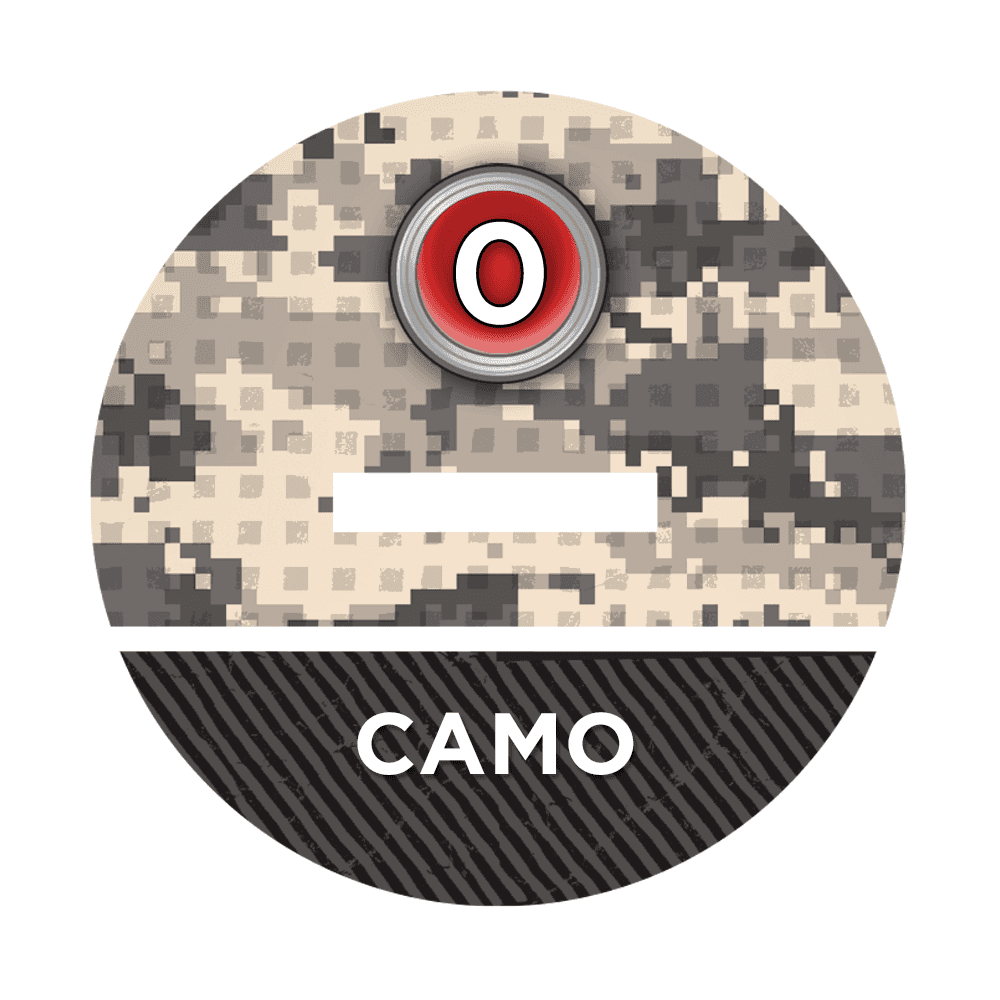 N4 Bases for 3D Markers - 40mm / Camo / O