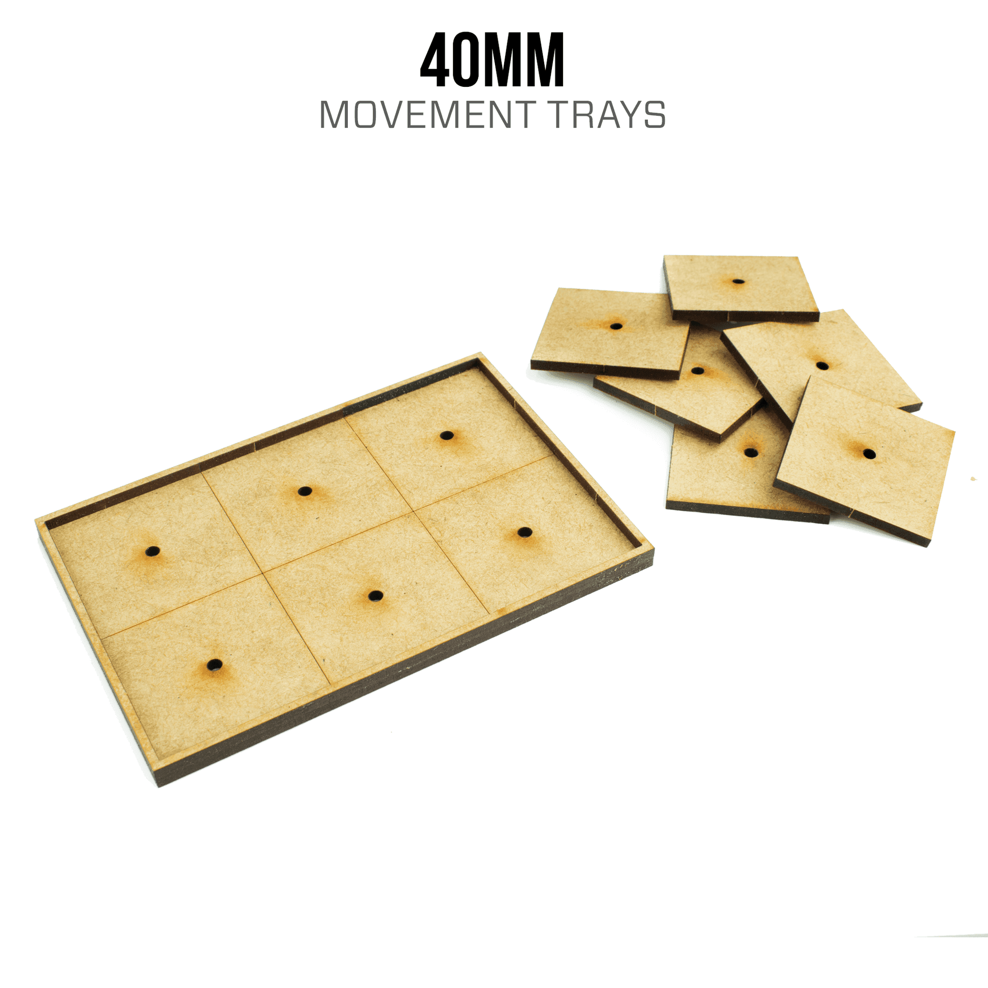 40mm Monstrous Infantry Movement Trays - 1 / 3 / Blank