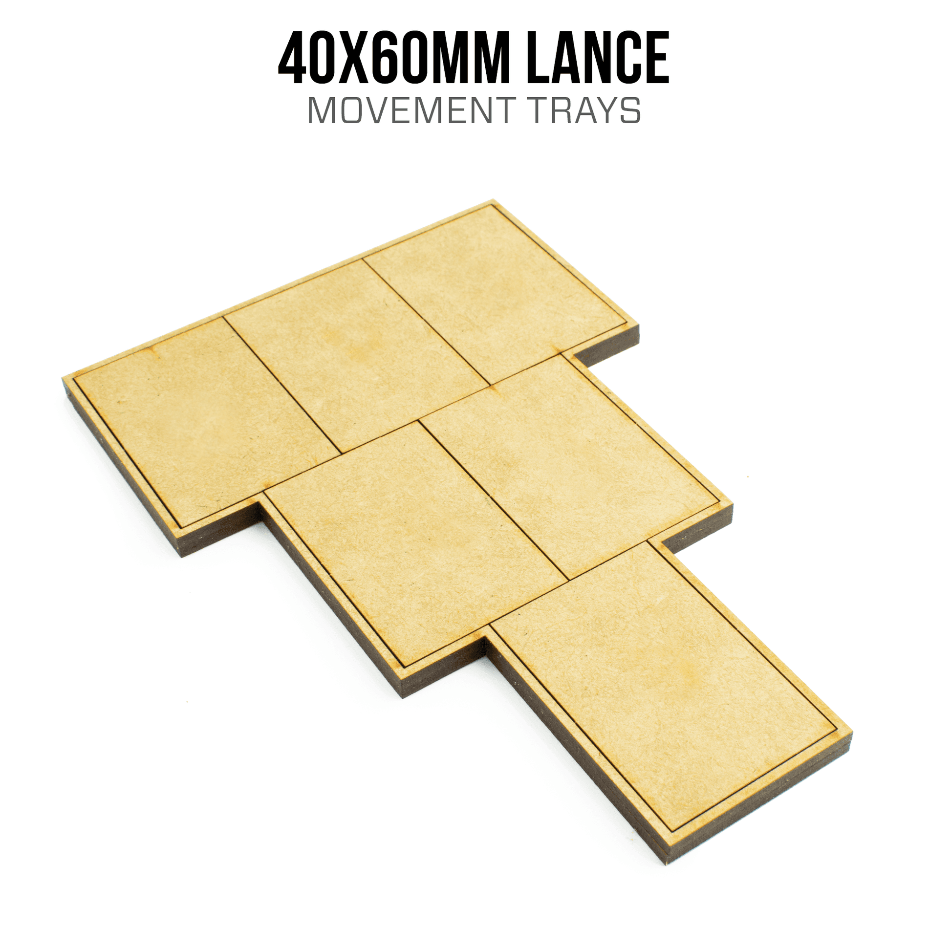 40mm x 60mm Lance Movement Trays - 2 / Blank