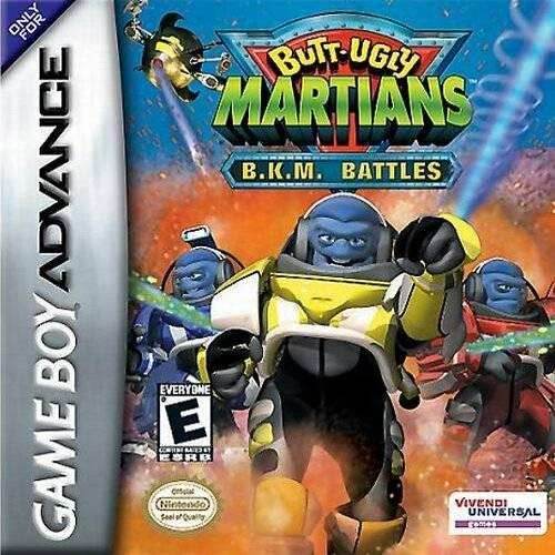 Butt Ugly Martians BKM Battles (Gameboy Advance) - Game Manual Only