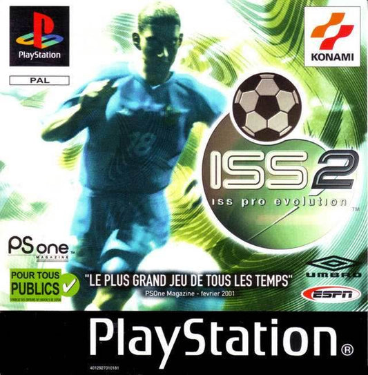 ISS Pro Evolution 2 [European Import] (Playstation) - Game Manual Only
