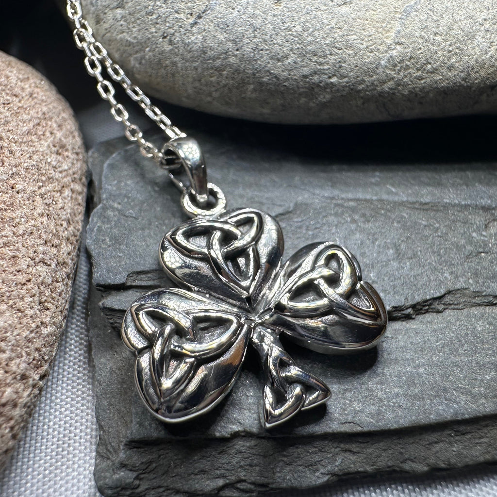 Peridot Shamrock Necklace