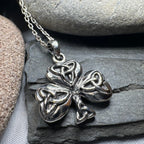 Peridot Shamrock Necklace