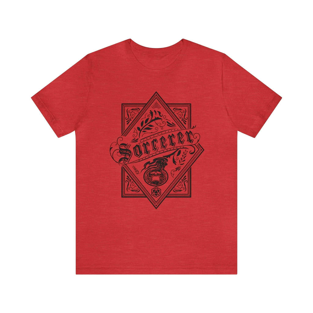 Sorcerer Class Shirt - Heather Red / S
