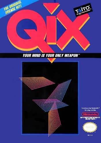 Qix (Nintendo NES) - Game Manual Only