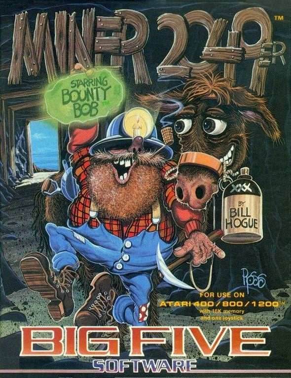 Miner 2049er (Atari 400/800) - Game Manual Only