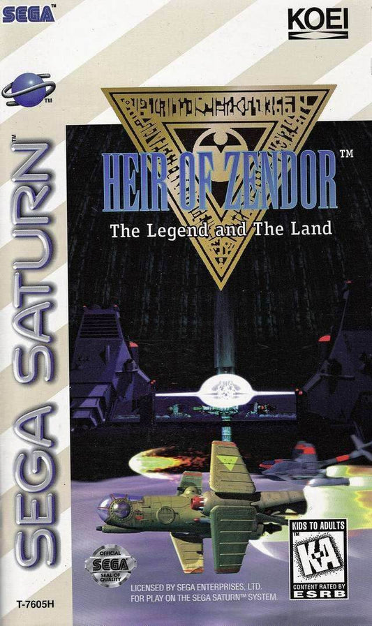 Heir of Zendor: The Legend and The Land (Sega Saturn) - Game Manual Only