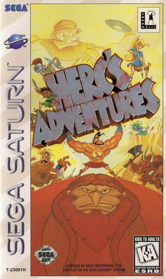 Herc's Adventures (Sega Saturn) - Game Manual Only