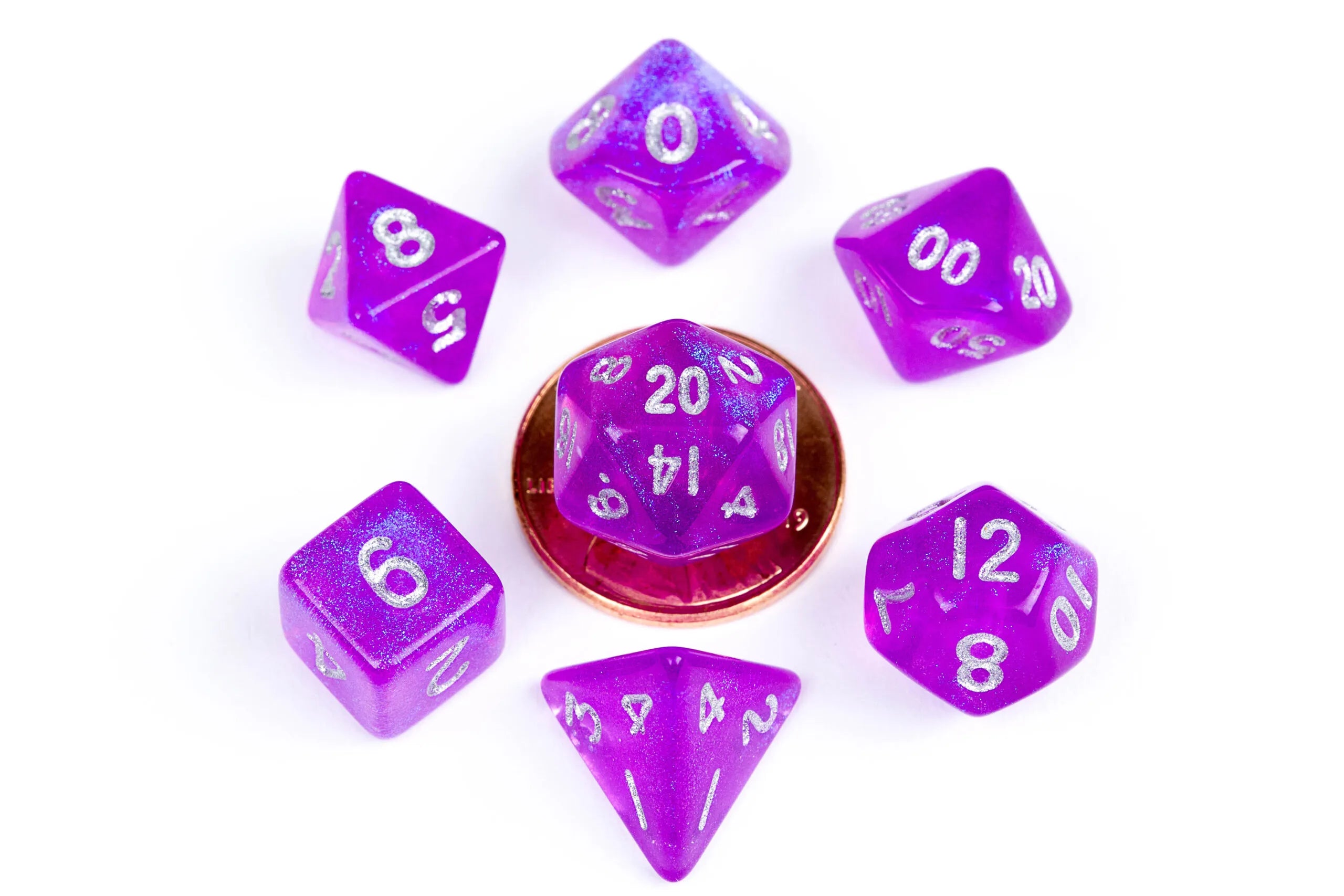 10mm Mini Polyhedral Dice Set