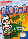 Dig Dug II: Trouble In Paradise (Nintendo NES) - Game Manual Only