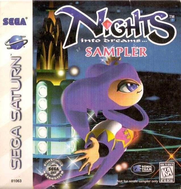 NiGHTS into Dreams... [Sampler] (Sega Saturn) - Game Manual Only