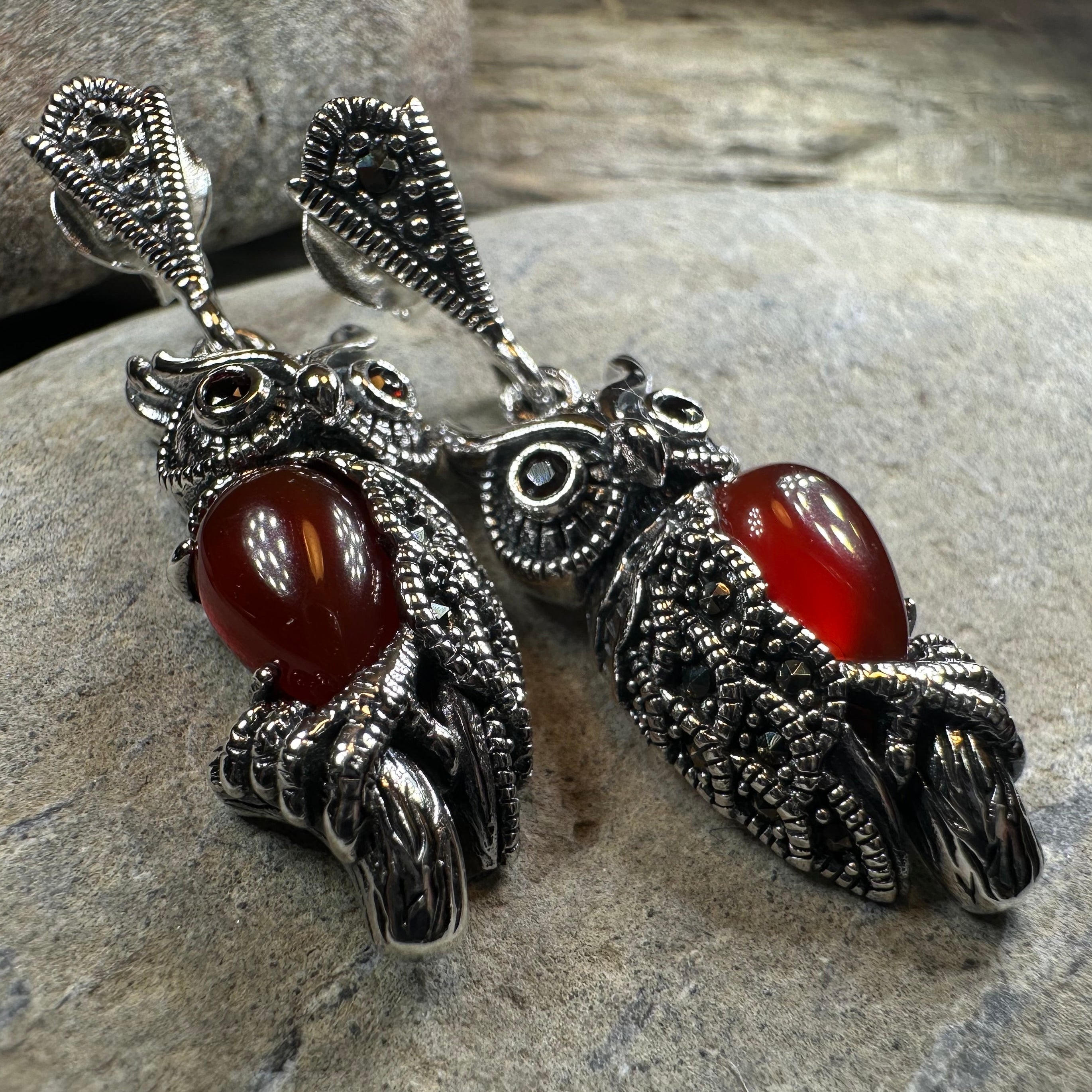 Marcasite Bee Earrings