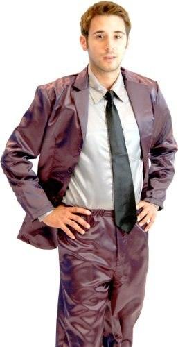 4 Piece Silk Men's Halloween Cosplay Costume Pajama Suit
