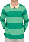 Blue and Detective Halloween Costume Green Striped Shirt