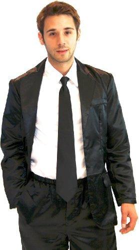 4 Piece Silk Men's Halloween Cosplay Costume Pajama Suit
