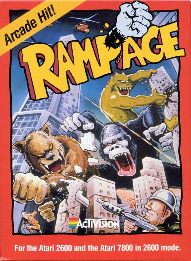 Rampage (Atari 2600) - Game Manual Only