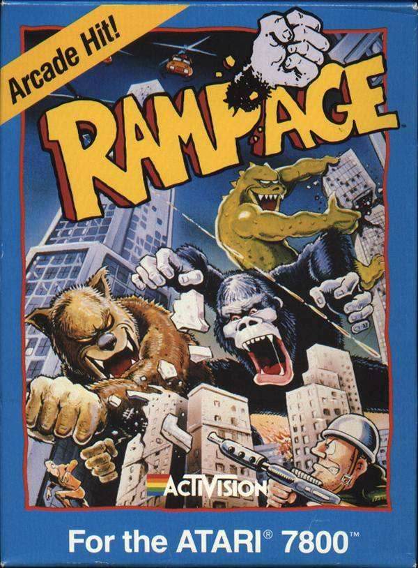 Rampage (Atari 7800) - Game Manual Only