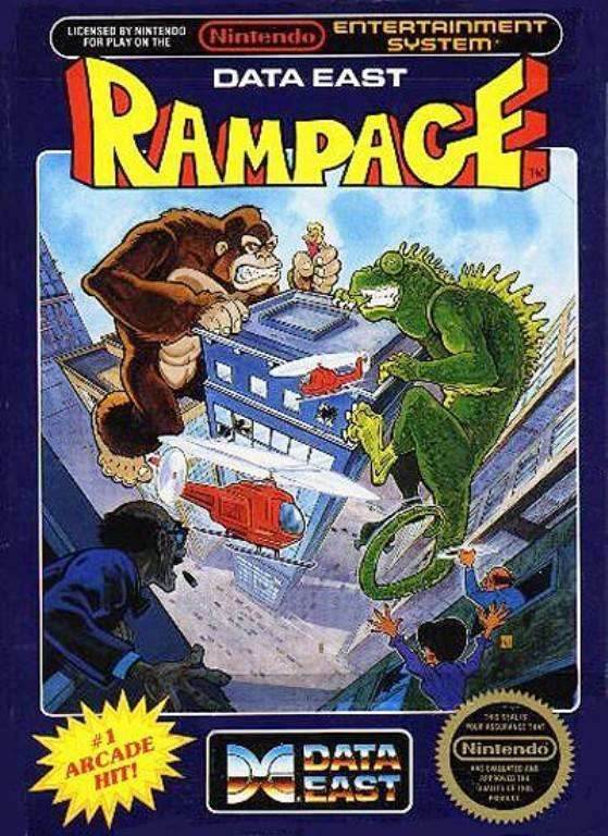 Rampage (Nintendo NES) - Game Manual Only