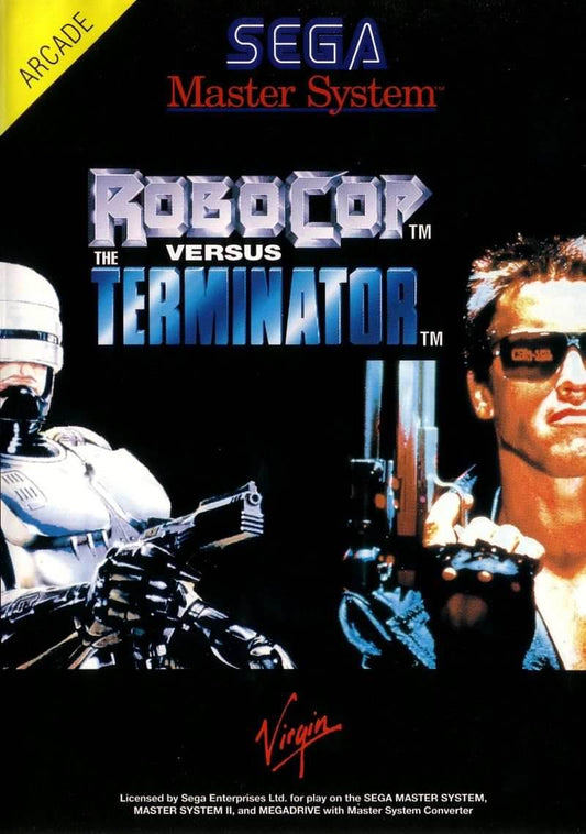RoboCop Versus The Terminator (Sega Master System) - Game Manual Only