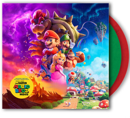 The Super Mario Bros. Movie Original Soundtrack (Limited Edition Red & Green Colored Vinyl)