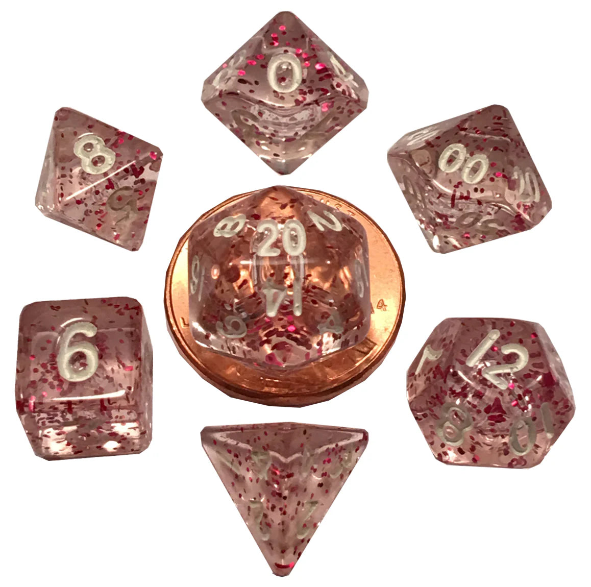 10mm Mini Polyhedral Dice Set