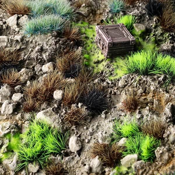 Gamers Grass Tufts: Toxic Waste Set- Wild - 