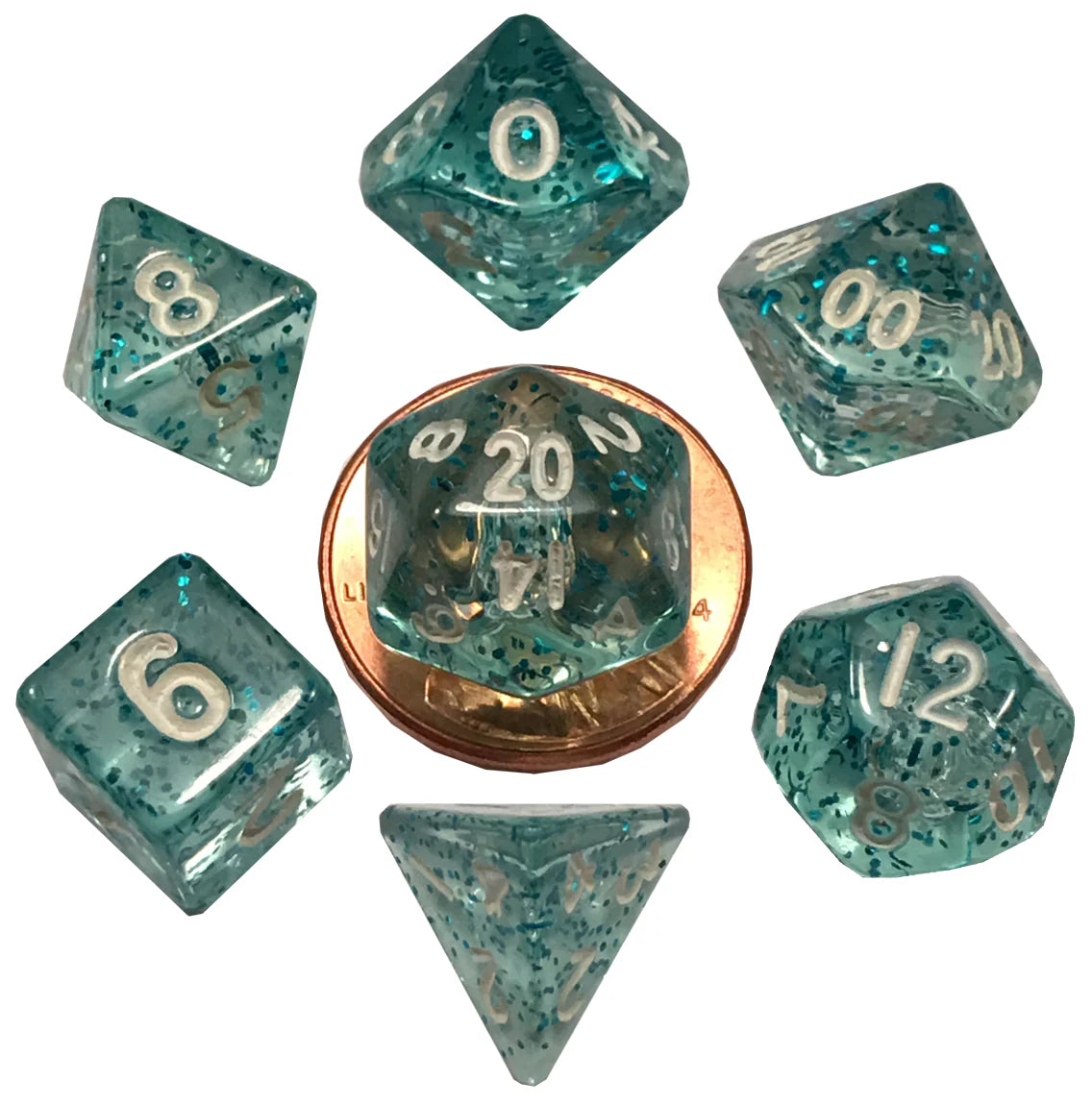 10mm Mini Polyhedral Dice Set