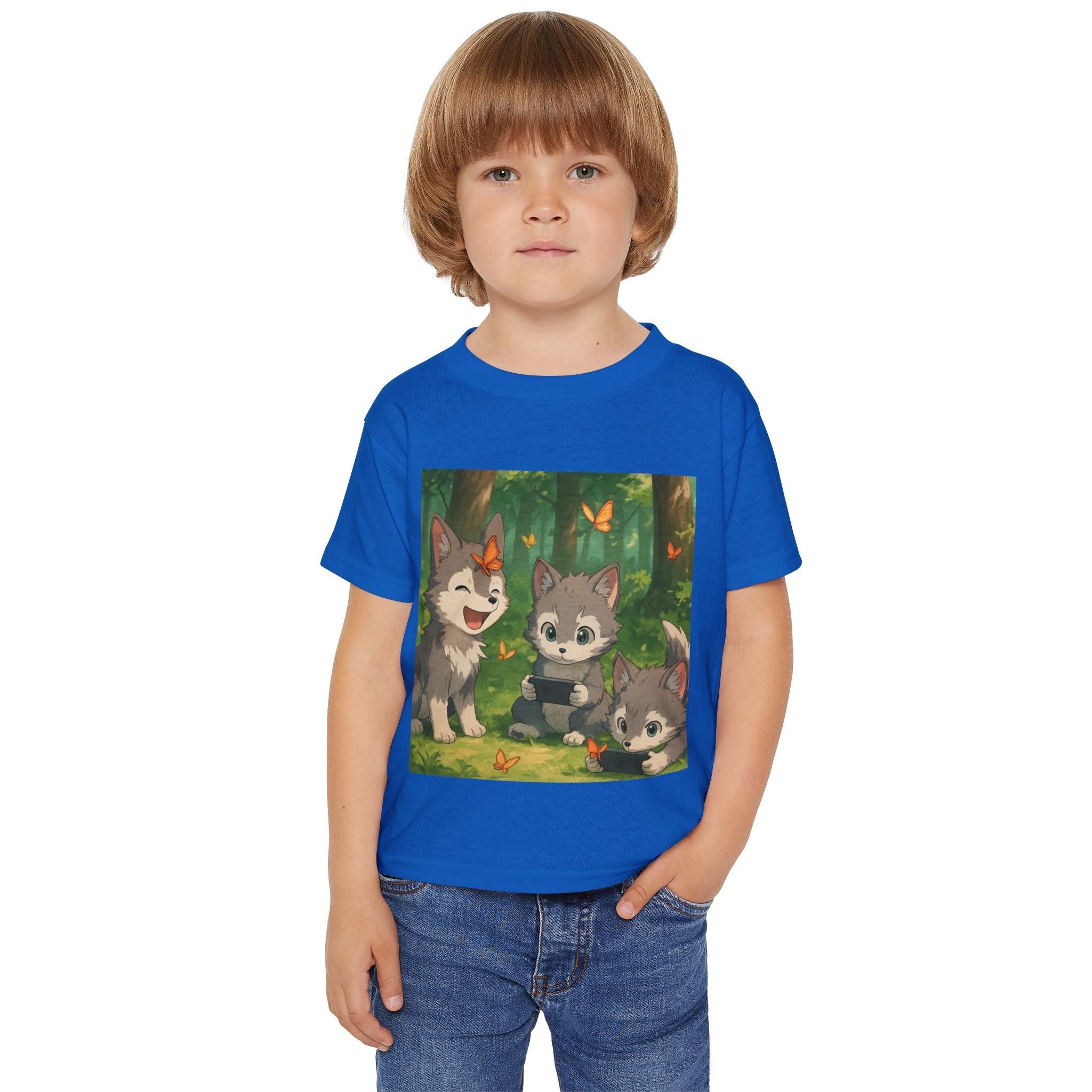 Little Xp wolf Gamer's toddler t-shirt