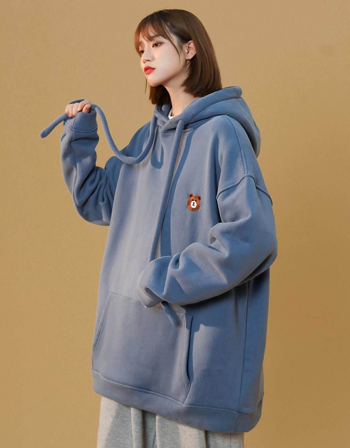 Women's Classic Teddy Hoodie - Apricot / S