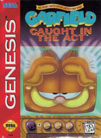 Garfield Caught in the Act (Sega Genesis) - Game Manual Only