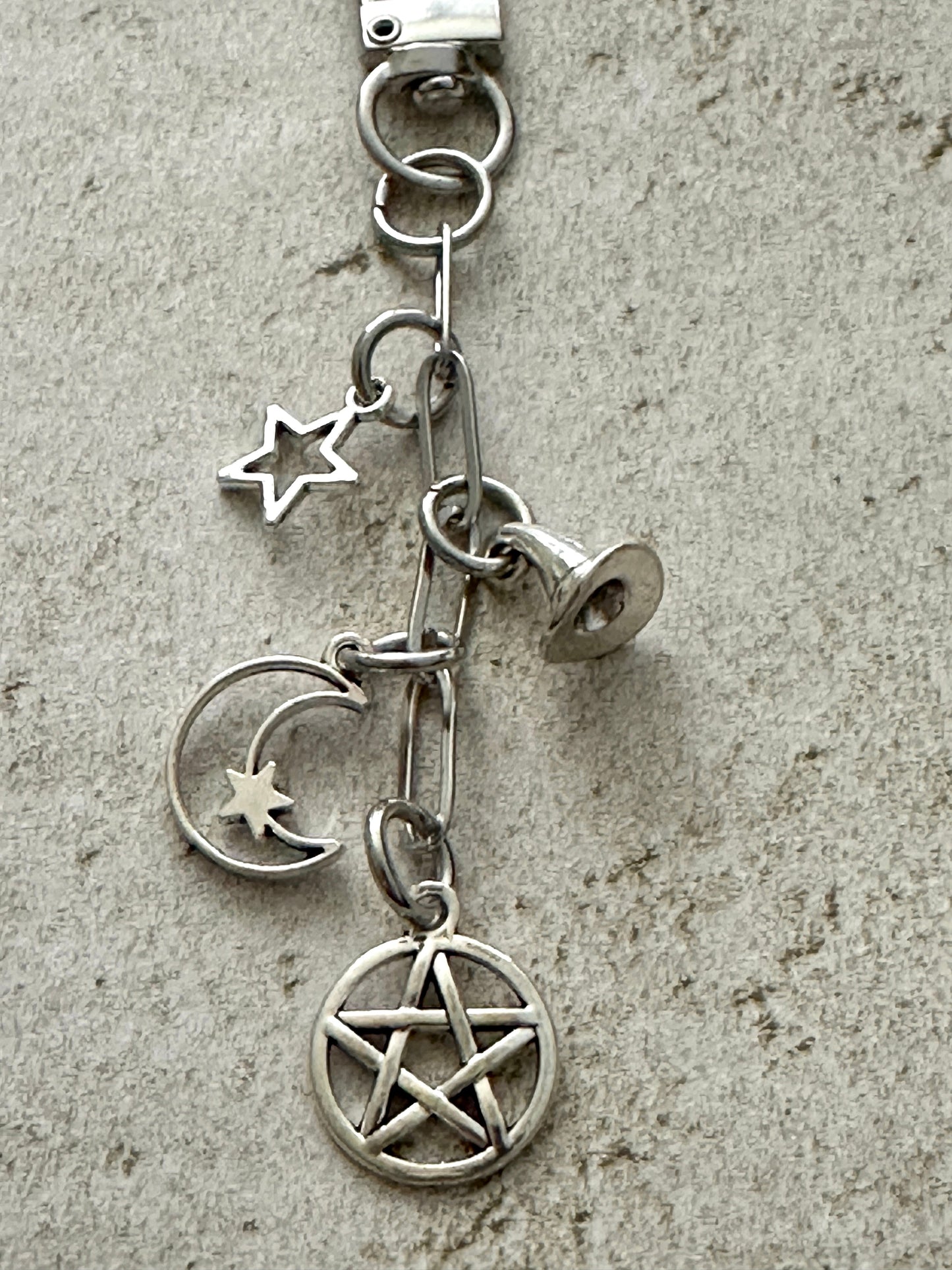 Witchy Bag Charm Keychain