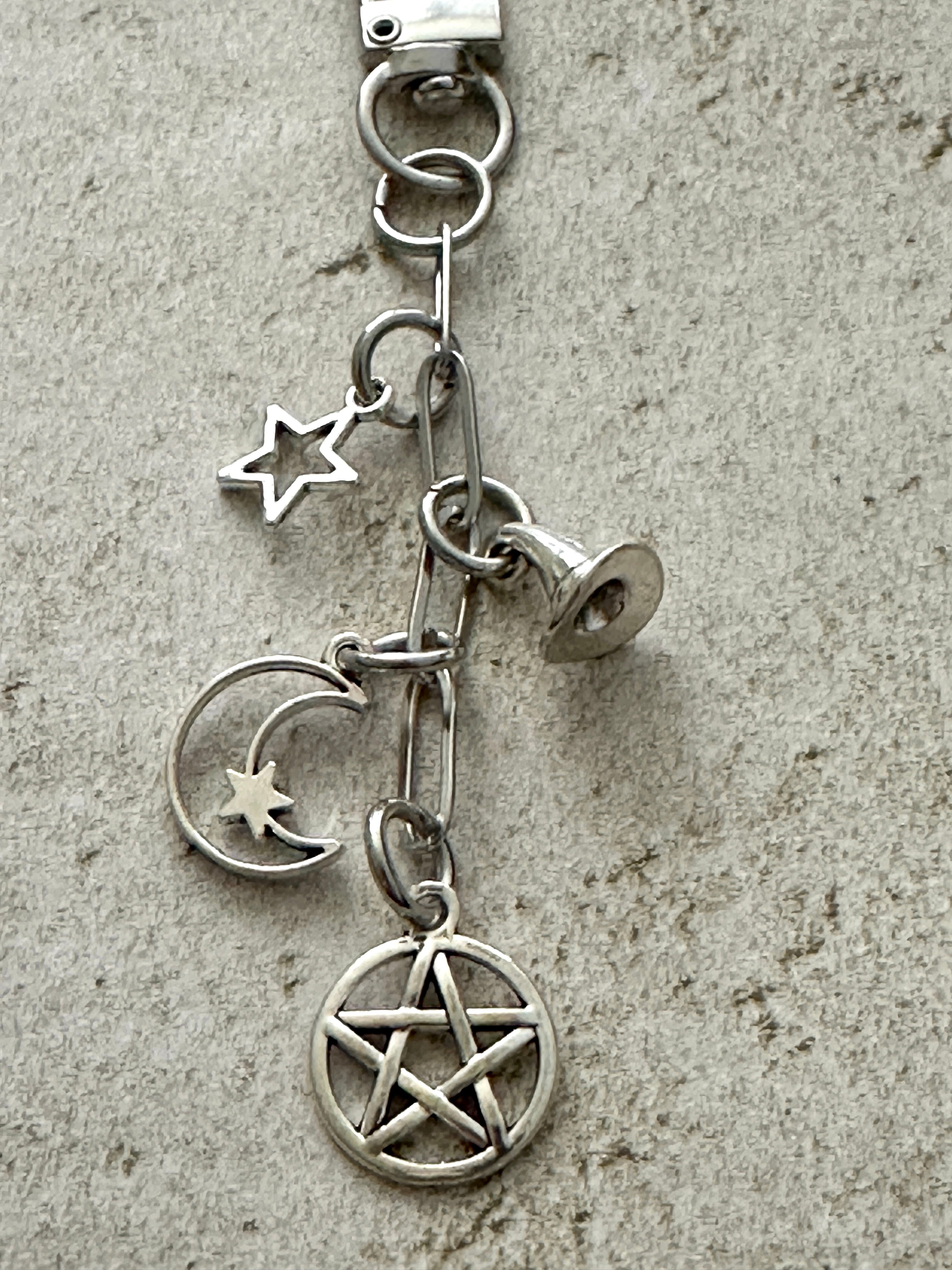 Witchy Bag Charm Keychain