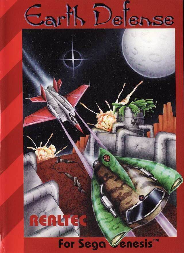 Earth Defense (Sega Genesis) - Game Only
