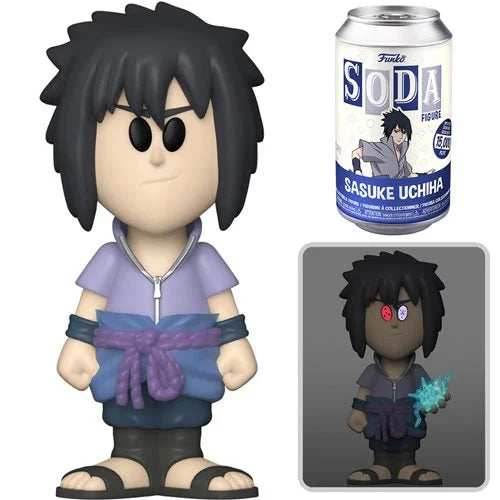 Funko Soda: Naruto Sasuke Uchiha Funko Soda Vinyl Figure with 1 in 6 Chance at Chase - 