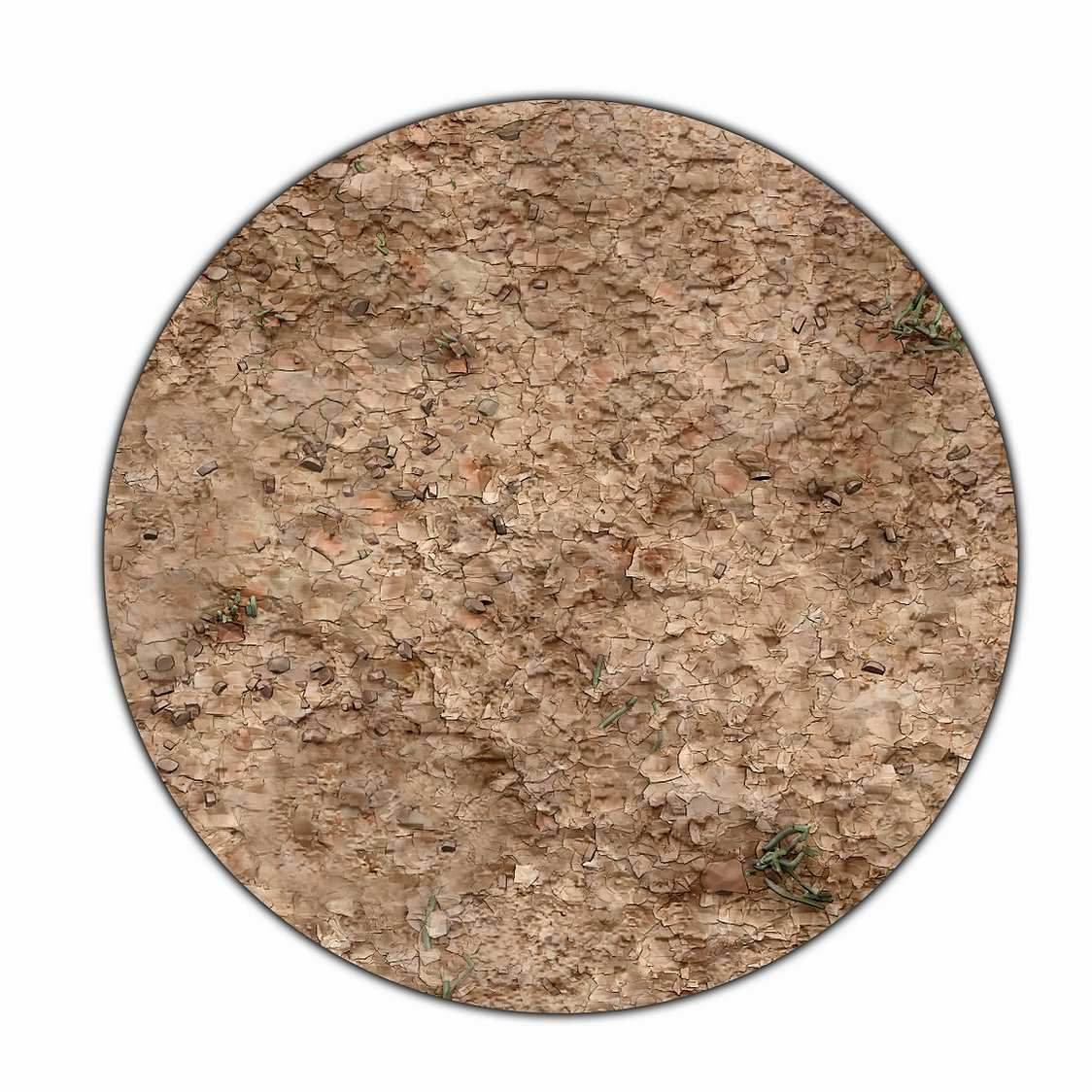 Monster Scenery: 3x3 Game Mat - Broken Grassland/Desert Scrubland - 