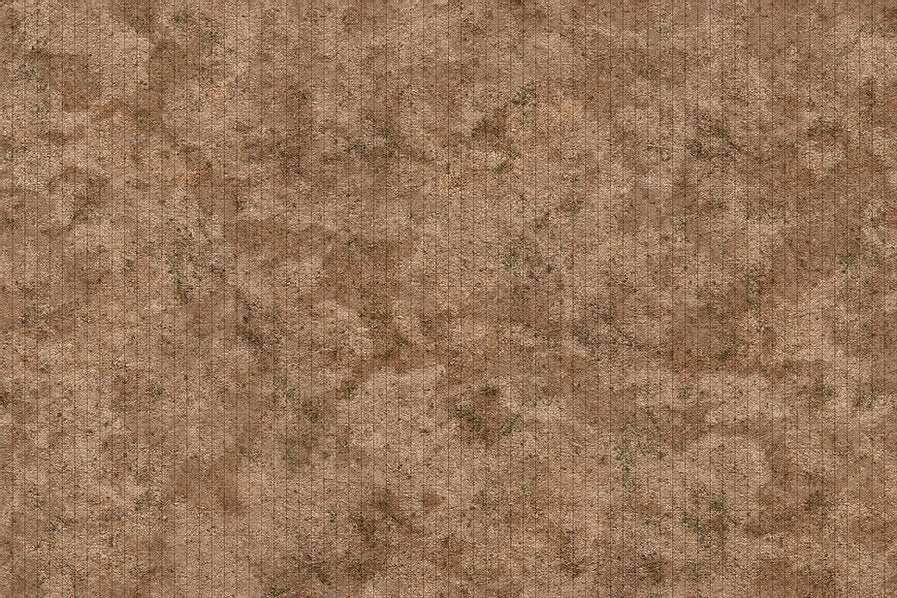 Monster Scenery: 6x4 Adventure Mat - Broken Grassland/Desert Scrubland - 