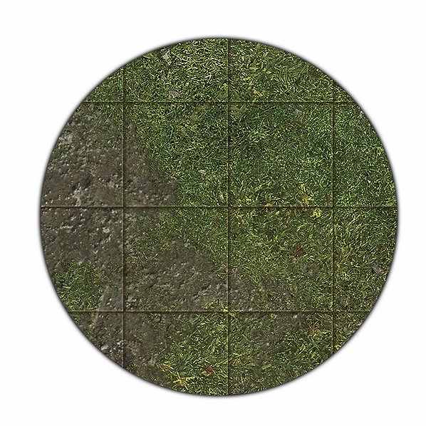 Monster Scenery: 22x30" Adventure Mat - Broken Grassland / Desert Scrubland