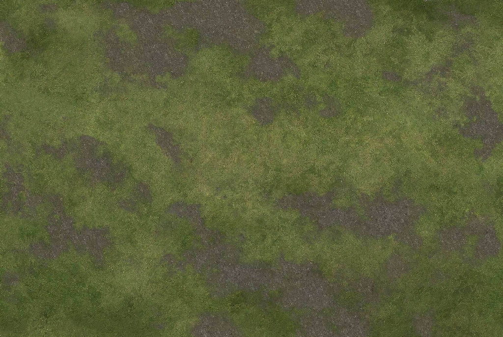 Monster Scenery: 3x3 Game Mat - Broken Grassland/Desert Scrubland - 