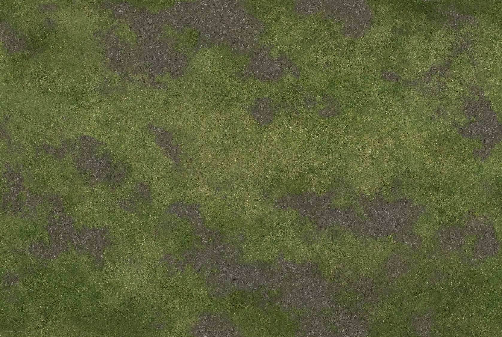 Monster Scenery: 3x3 Game Mat - Broken Grassland/Desert Scrubland - 