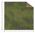 Monster Scenery: 3x3 Adventure Mat - Broken Grassland / Desert Scrubland - 