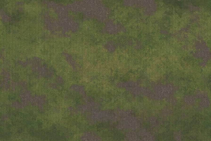 Monster Scenery: 6x4 Adventure Mat - Broken Grassland/Desert Scrubland - 