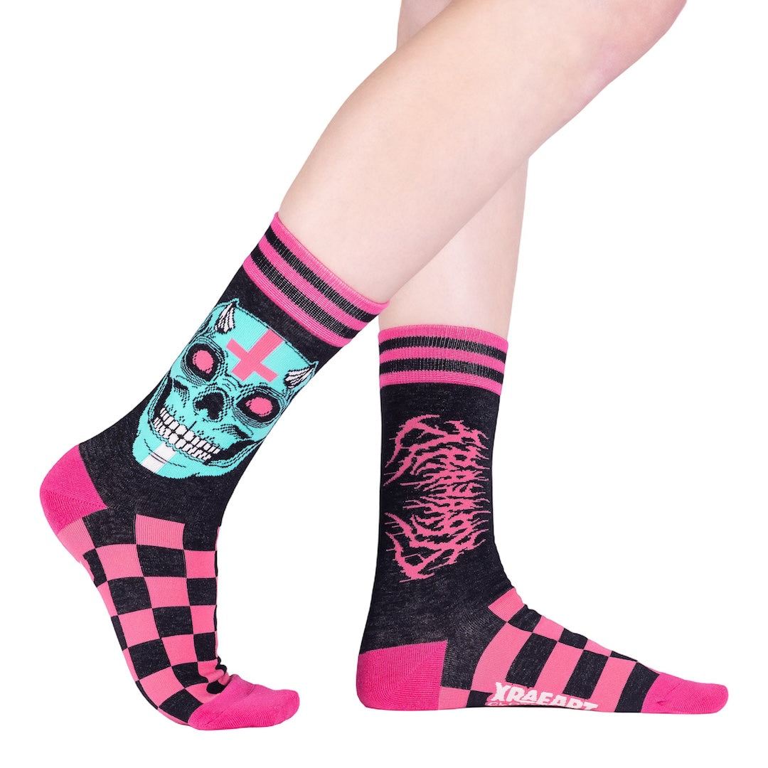 XRAEART Crew and Knee High Sock Pack | 6 Designs