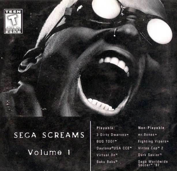 Sega Screams: Volume 1 (Sega Saturn) - Game Only