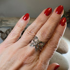 Trinity Knot Butterfly Ring