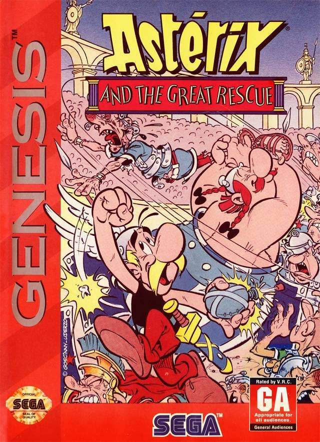 Asterix and the Great Rescue (Sega Genesis) - Game Manual Only