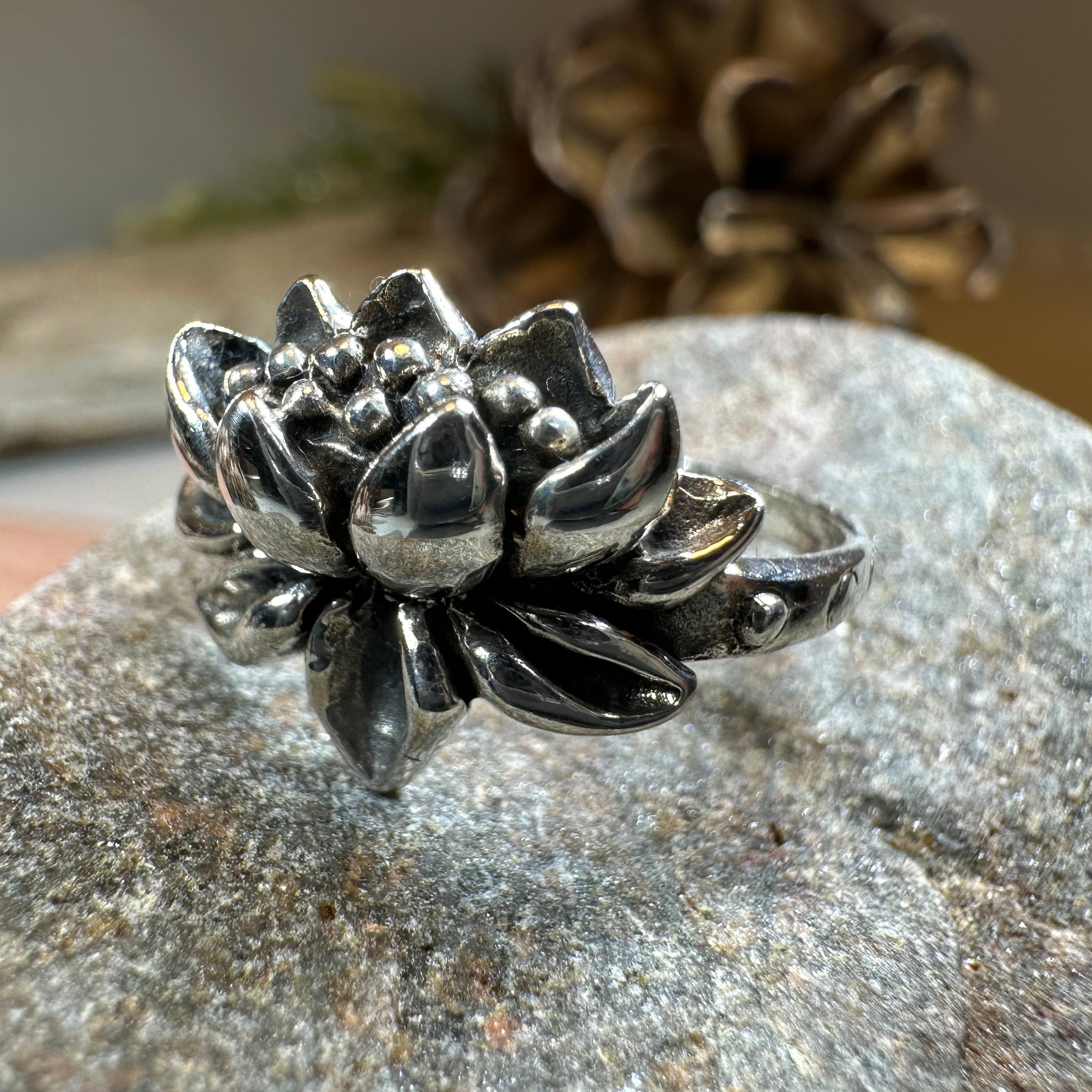 First Bloom Lotus Ring