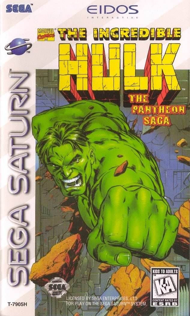 The Incredible Hulk: The Pantheon Saga (Sega Saturn) - Game Manual Only