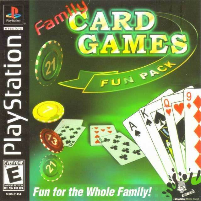 Family Card Games Fun Pack (Playstation) - Game Manual Only