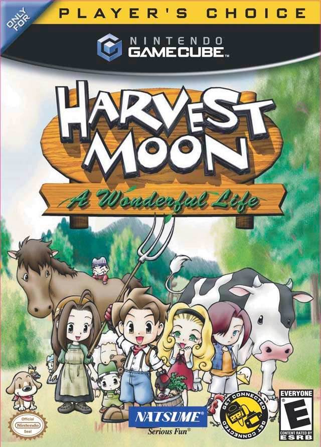 Harvest Moon A Wonderful Life (Player's Choice) (Gamecube) - Game Manual Only